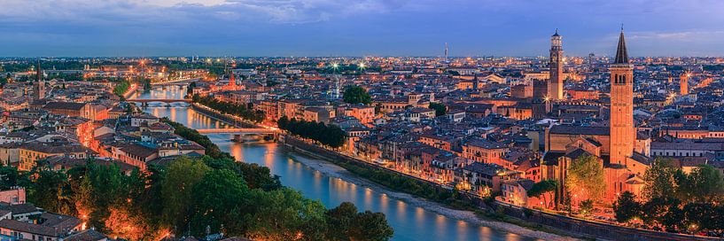 Panorama of Verona by Henk Meijer Photography