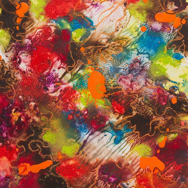 Avec un dur d'Orange - carré par Annemarie Gorter