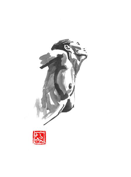 pending nude par Péchane Sumie