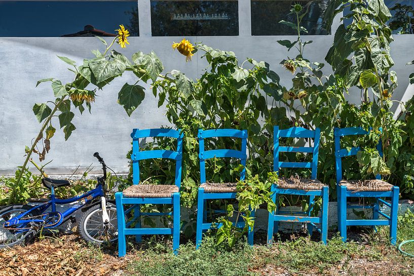 Aire de repos avec quatre chaises par Rinus Lasschuyt Fotografie