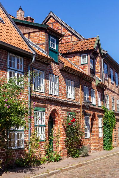 Historic half-timbered houses, old town, Lüneburg by Torsten Krüger