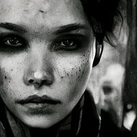 Trauriges Mädchen - Porträt