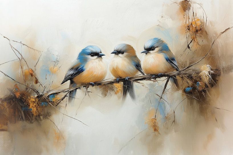 Drei Meisen von ARTemberaubend