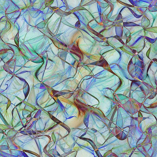 Villities 06 - abstracte digitale compositie van Nelson Guerreiro