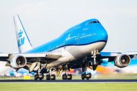 KLM Boeing 747 im schönen Abendlicht