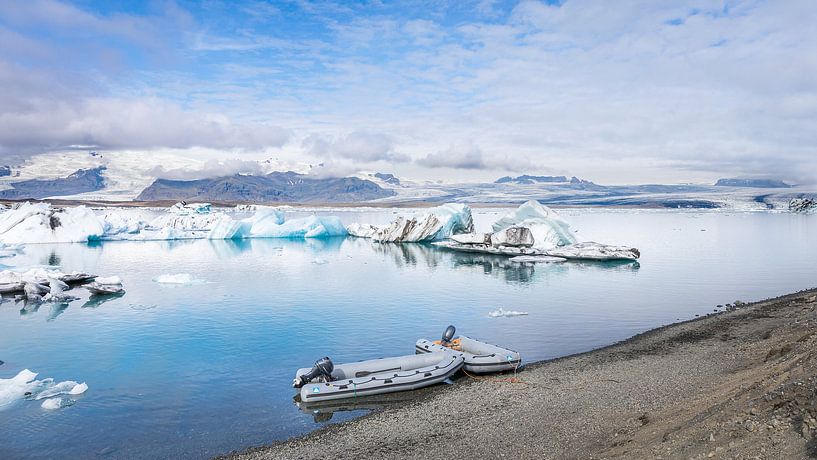 Lac d'icebergs Jökulsárlón en Islande par Lynxs Photography