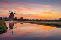 Sunrise in typical Dutch landscape (2)