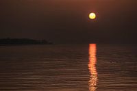 Abendsonne mit Spiegelung