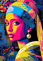 Schönheit Pop Art