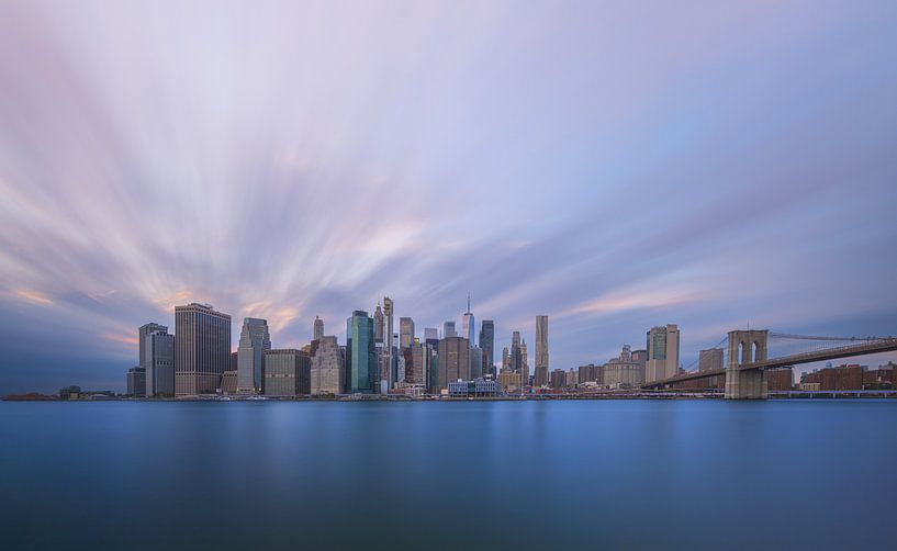 Ligne d'horizon de la ville de New York - U.S.A. par Marcel Kerdijk