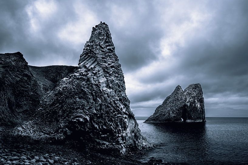 Monochrome Magie von Kópasker Strönd von Gerry van Roosmalen