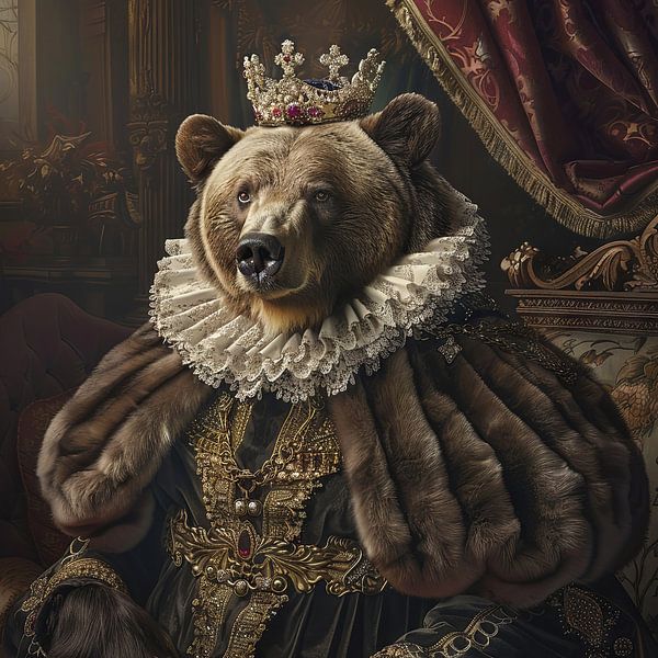 Royal bear by Poster Art Shop
