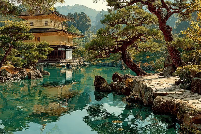 Peinture d'art japonaise par Egon Zitter