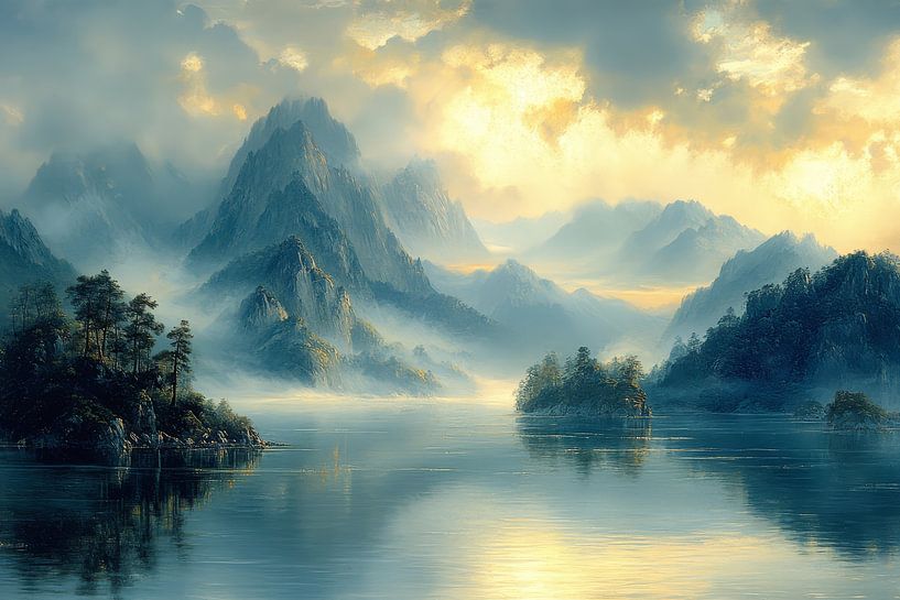 Japanese landscape by Egon Zitter