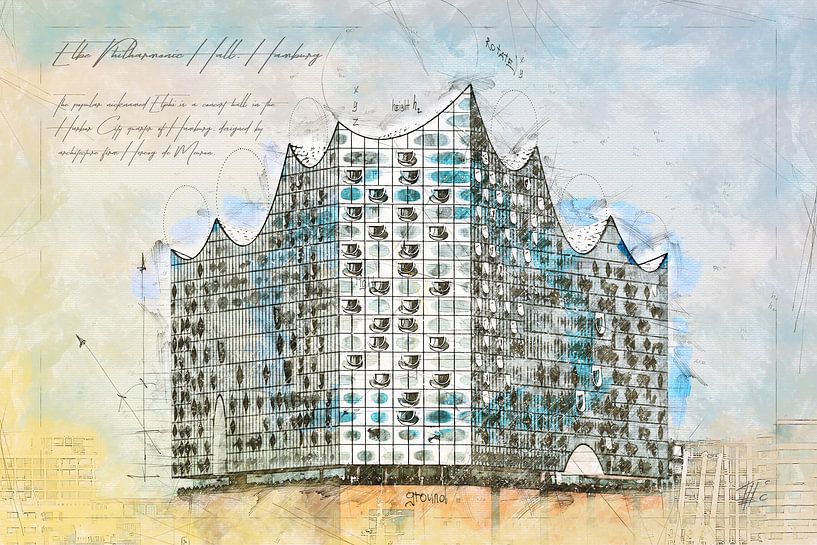 Elbphilharmonie, Hamburg von Theodor Decker