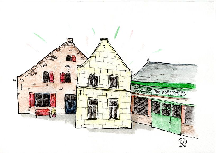 Hoekstraat Tegelen, Limburg von BFQ = CTRL+ALT+ART