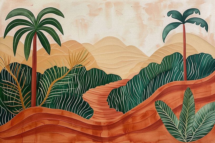 Straße des tropischen Paradieses von Whale & Sons