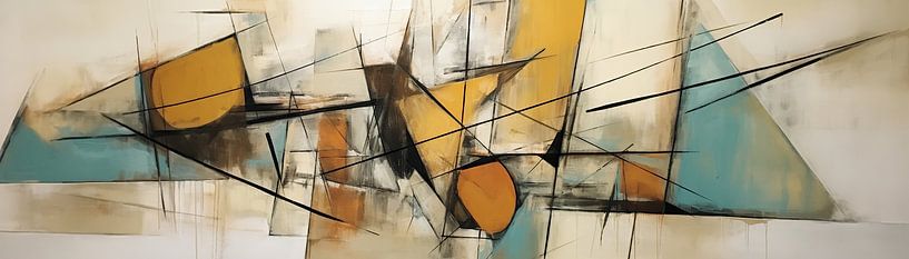 Geometric Motion by Abstract Painting