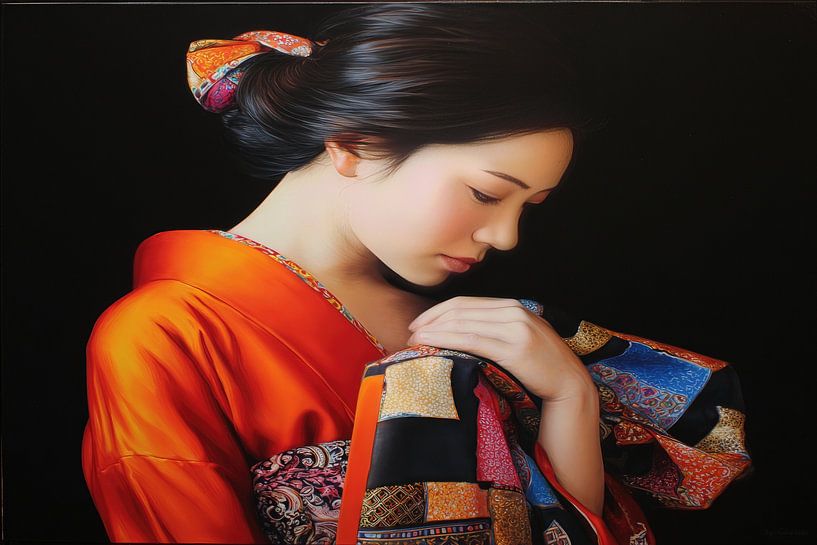 pittoresque Japon Geisha par Egon Zitter