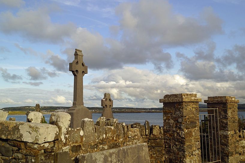 Ruinen der mittelalterlichen Kirche von Kilmacreehy von Babetts Bildergalerie