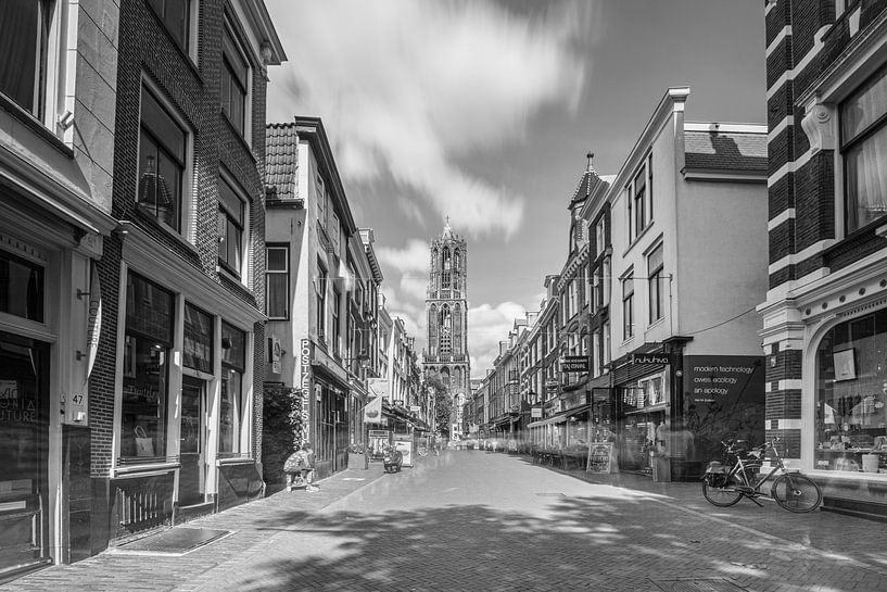Via la Zadelstraat en direction du Dom d&#039;Utrecht par Michel Geluk