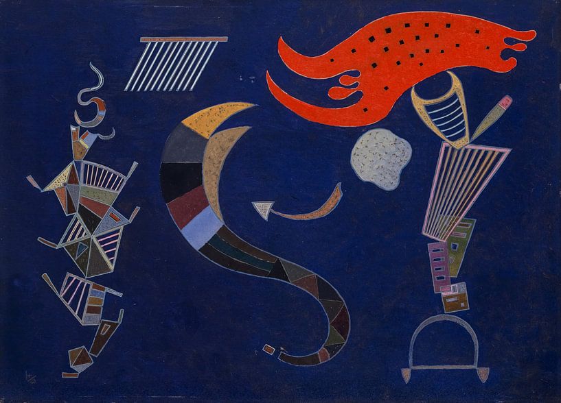 La flèche - Der Pfeil (1943) von Wassily Kandinsky von Moonheart Artworks