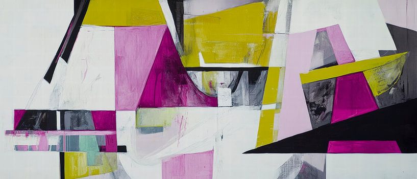 Abstract colour composition - modern and creative by Poster Art Shop