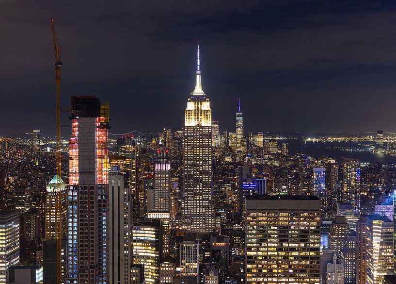 Skyline New York City - Empire State Building (U.S.A.) par Marcel Kerdijk