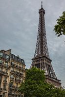 Vue mélancolique de la Tour Eiffel