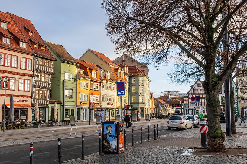 Erfurt Domplatz von Mixed media vector arts