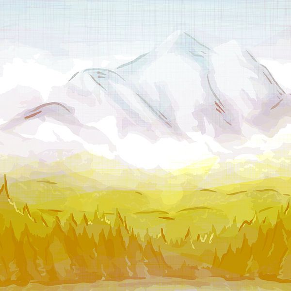 Sonnenaufgang in Goldenen Farben von FRESH Fine Art