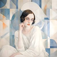 Art Deco Rust door F Parrish