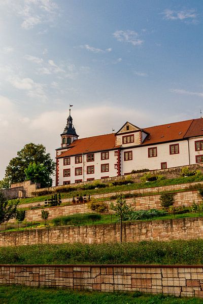 Schloss Wilhelmsburg im herbstlichen Lichtschein von Oliver Hlavaty