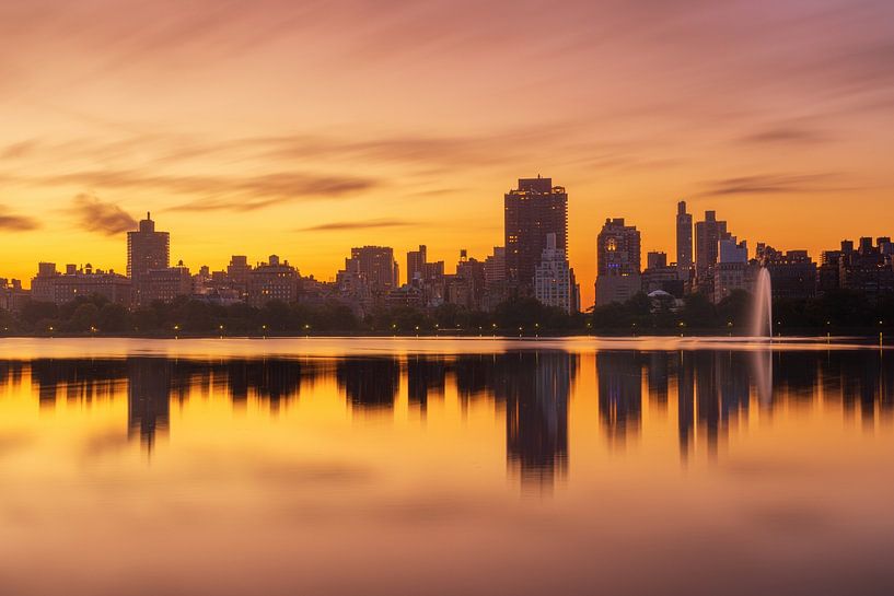 Lever de soleil sur Central Park New York City - USA par Marcel Kerdijk