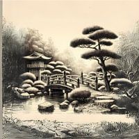 Pont et jardin japonais 2