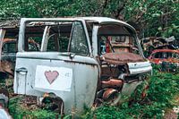 Schweden Autofriedhof Bastnas