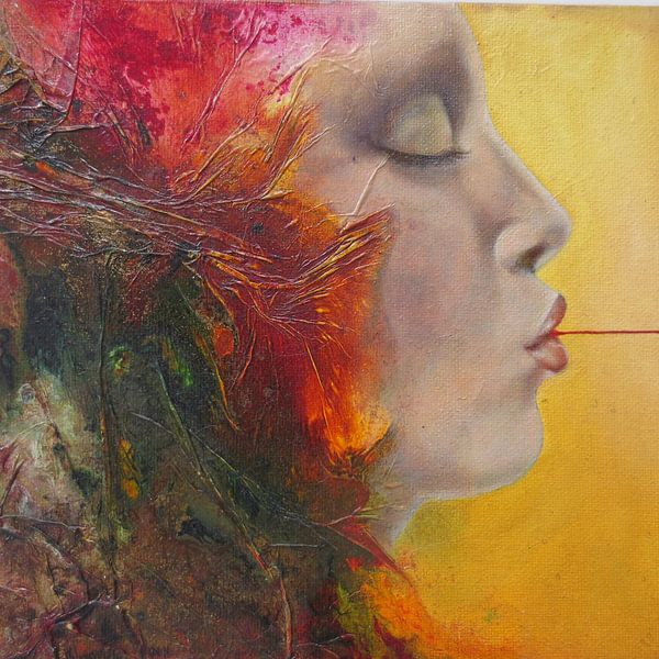 The red thread by Helma van der Zwan