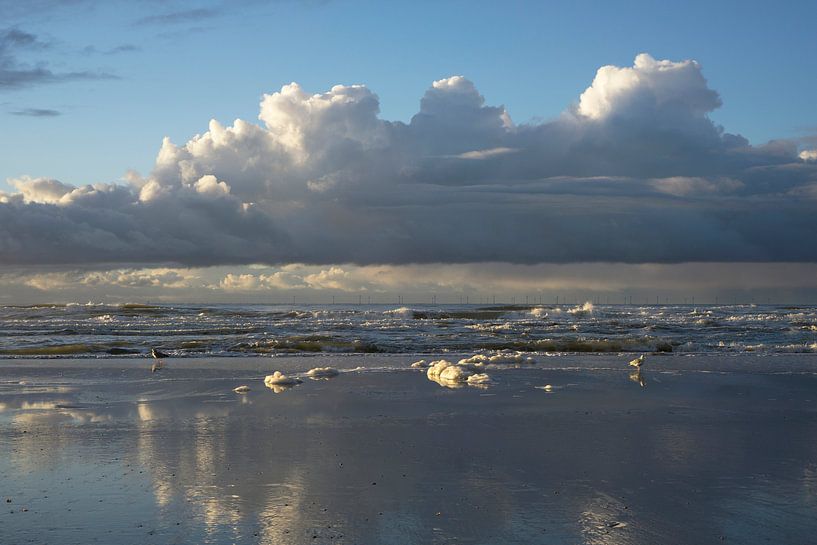 Beautiful clouds on the Dutch coast by Barbara Brolsma