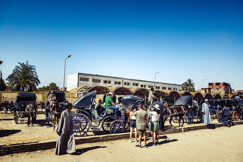Egyptian Street Pictures: A Dive into the Daily Life of Edfu and Aswan by FotoDennis.com | Werk op de Muur