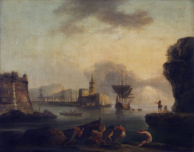 Naples, Claude Joseph Vernet, 1740 by Atelier Liesjes