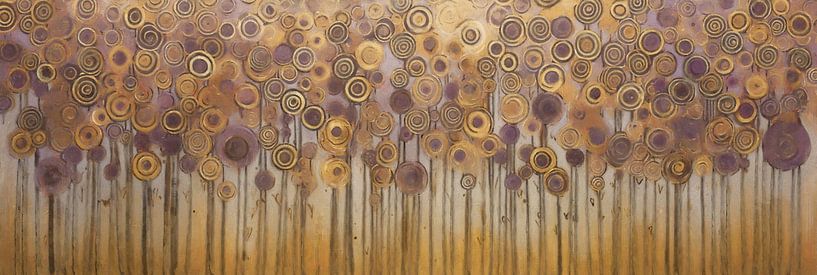 Forêt circulaire dans la brume du matin par Whale & Sons