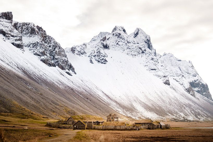 Viking village, Stokksnes, Iceland by Melissa Peltenburg