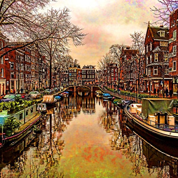 Colorful Amsterdam #104 von Theo van der Genugten