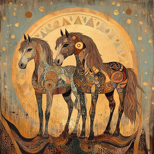 Horse Art | Chevaux tranquilles par Zen et Plus