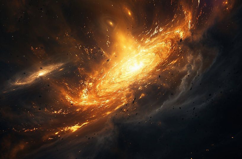 Galaxie von fernlichtsicht