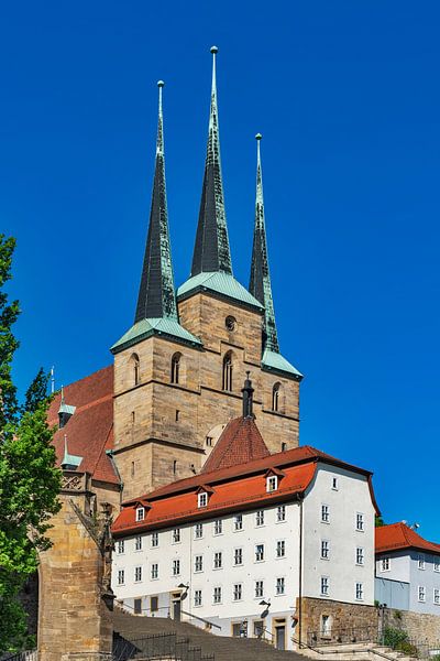 Severi church on the Cathedral Hill in Erfurt by Gunter Kirsch