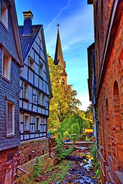 Blick durch die Gasse von Edgar Schermaul