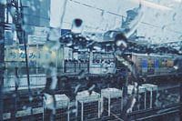 Tokyo Station in the rain