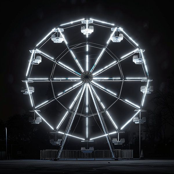Ferris wheel Ride - Fairground Fun in the Air by Karina Brouwer