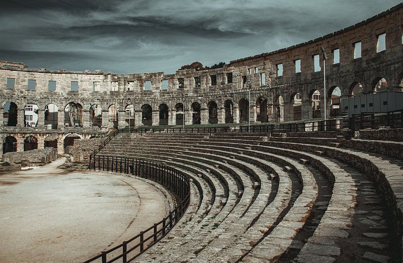 Amphithéâtre à Pula, Croatie par Benjamien t'Kindt